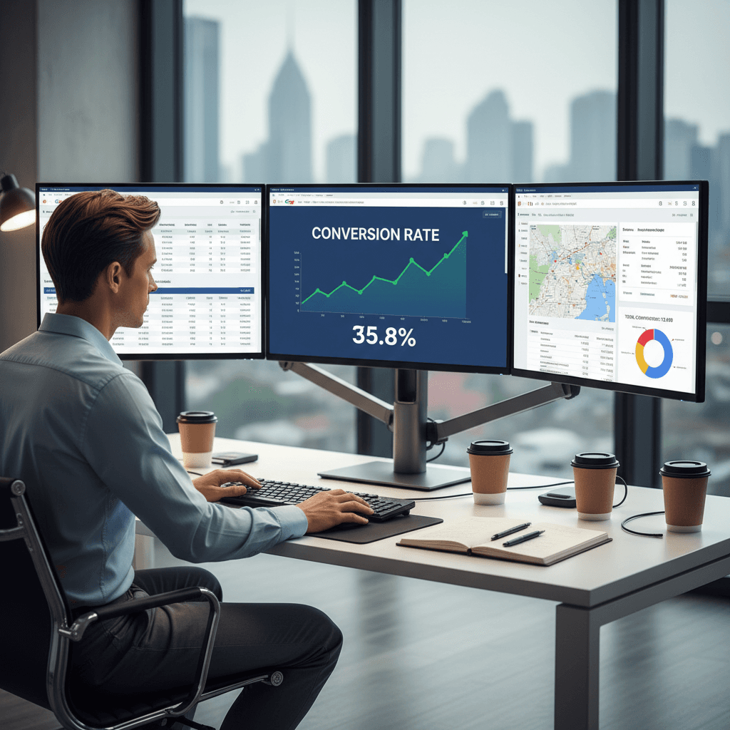 Google Ads campaign management dashboard