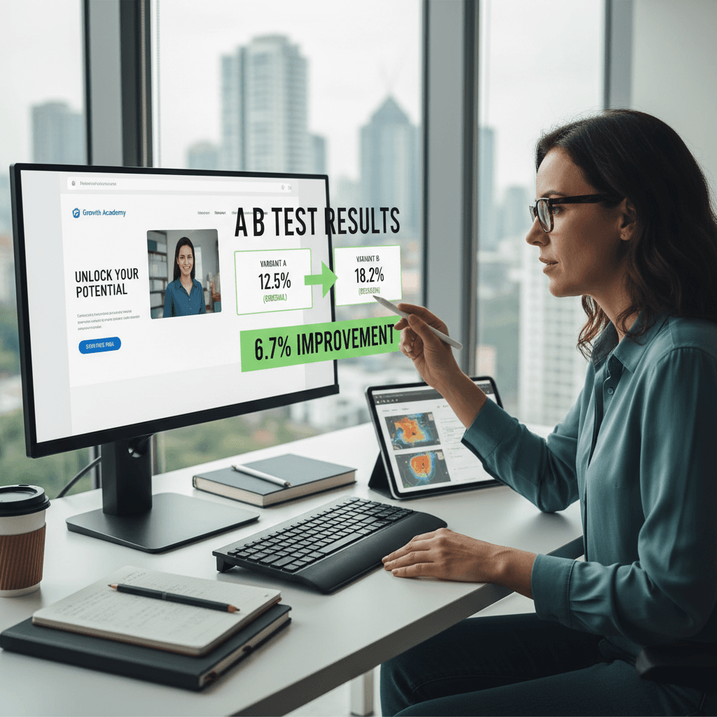 Lead generation funnel and landing page optimization